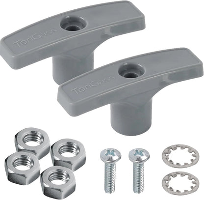 2X RV Waste Valve Handle Replacement for TonGass (Grey)