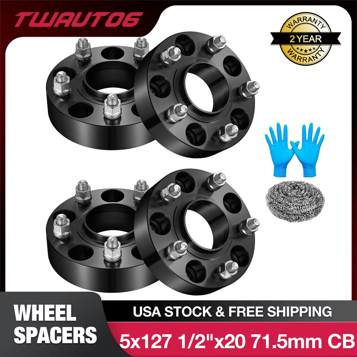 Hubcentric Wheel Spacers for Jeep Grand Cherokee (1999–2004)
