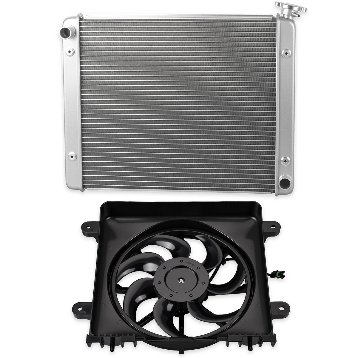 High Performance Radiator Cooling Fan for Polaris Ranger 1000 XP (2017–2025) 1240664, 1240745, 1241050, 2411816