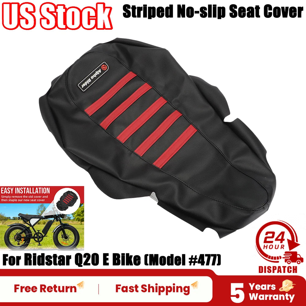 Anti-Slip Seat Cover for Ridstar Q20 Electric Bike (Model #477)