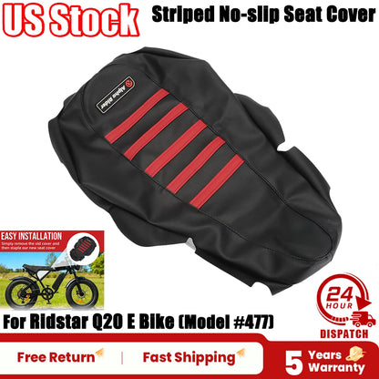 Anti-Slip Seat Cover for Ridstar Q20 Electric Bike (Model #477)