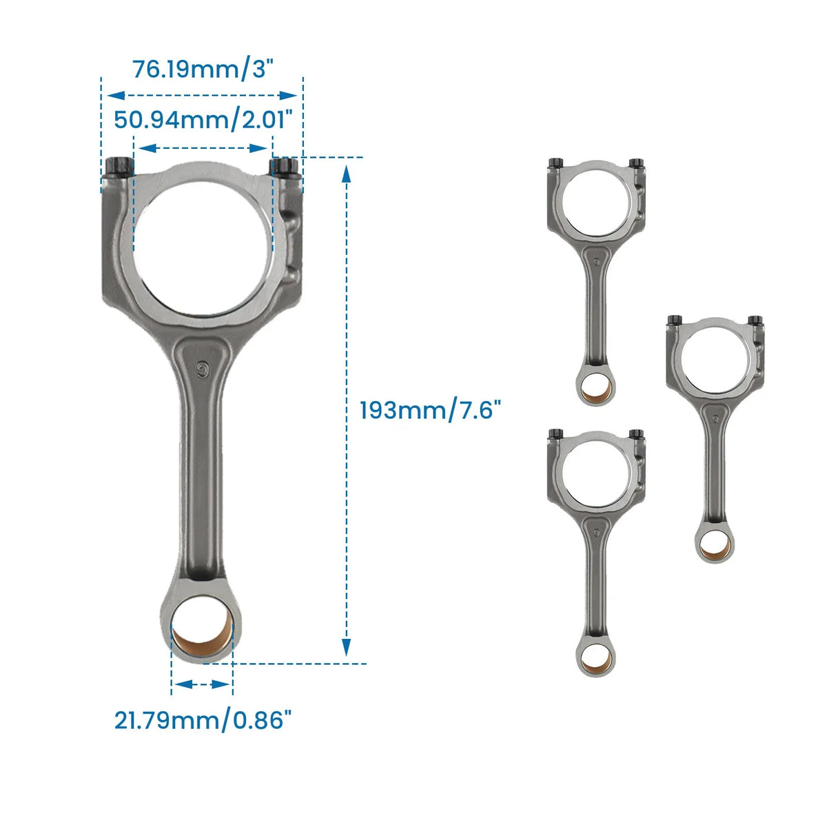 Connecting Rod Bearing Kit for Hyundai Sonata, Kia Optima (2011–2019)