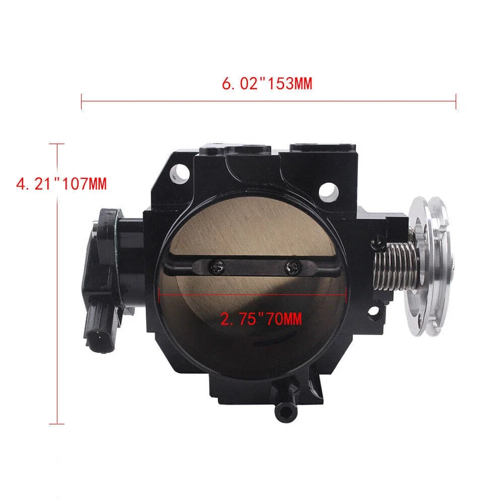 70mm Throttle Body for Honda Civic DC5 EP3 FG FA K-Series K20 Swap