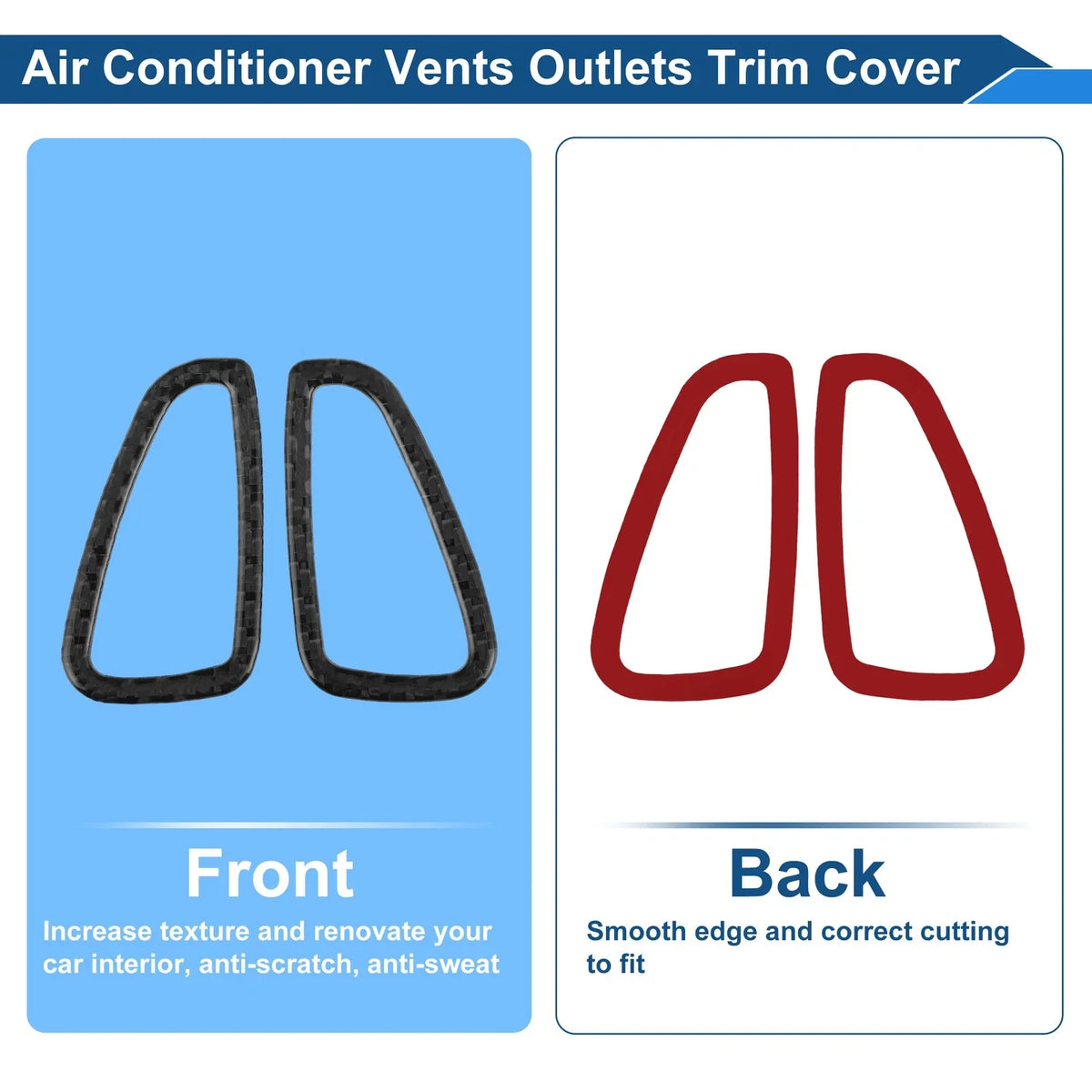Air Condition Outlet Vent Trim Cover Frame for Chevrolet Camaro (2016–2025)
