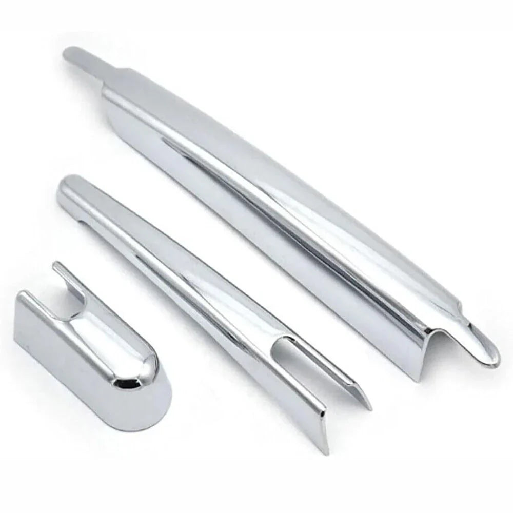 3 x Rear Window Wiper Blade Cover Trim Chrome for Mitsubishi Outlander (2022-24)