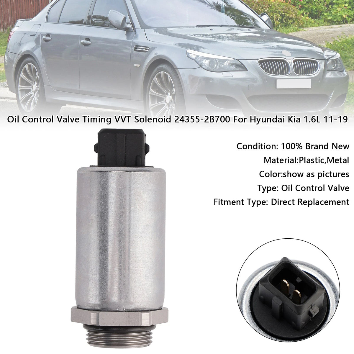 Oil Control Valve Timing VVT Solenoid for BMW 3 E46 (1997–2005) 11361432532
