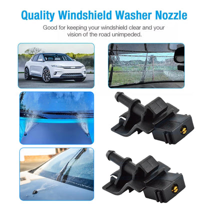 2X Windshield Washer Nozzle Spray Jet for Toyota Venza (2009–2015)