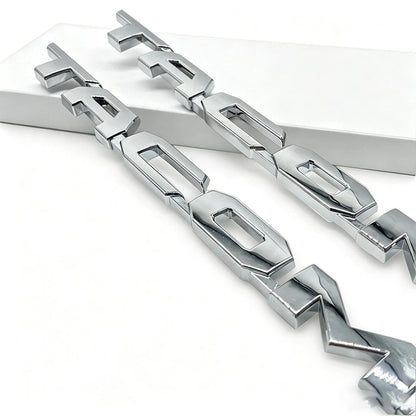 2Pcs Set Door Side Emblem for Tacoma (2016–2024) Chrome Nameplate Badge