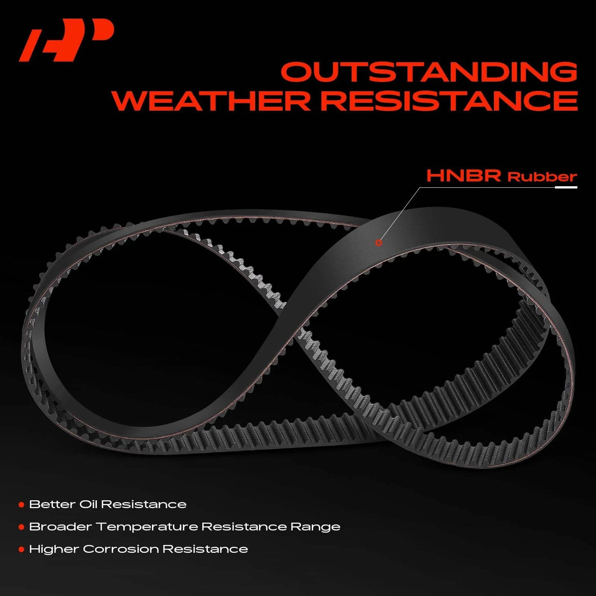 A-Premium Timing Belt for Mitsubishi Montero (2001–2006) MD358549 MZ690639 T320