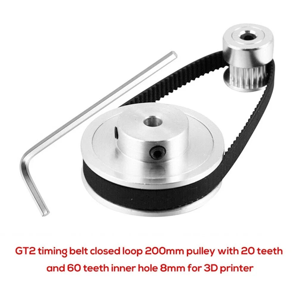 Synchronous Wheel Set Kit for 2GT60T20T Reduction Gear Printer (2000–2023)