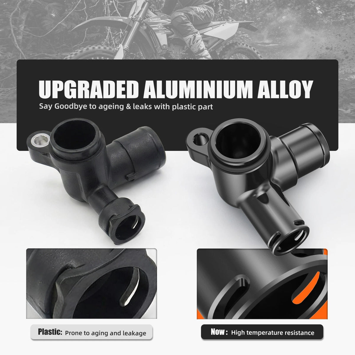 Aluminium Alloy Water Pipe Connector for Yamaha YZ450F WR450F (2024–2026)