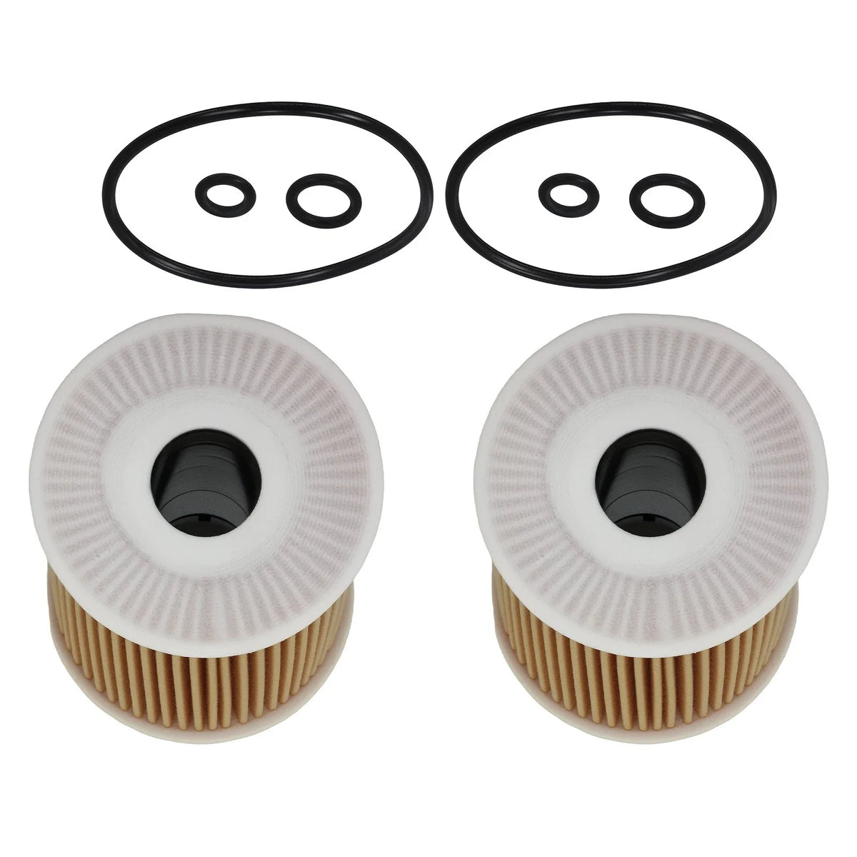 2 Pack Engine Filter for Volkswagen Passat 2.0L Diesel (2012–2014) HU7008z
