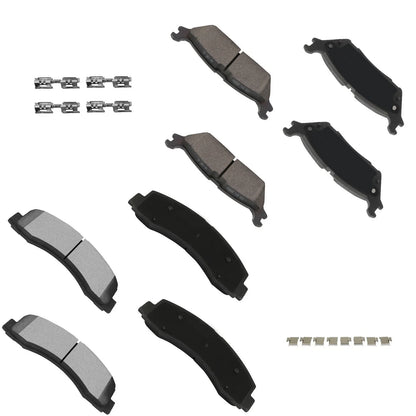 Front & Rear Brake Ceramic Pads for Ford Expedition Lincoln Navigator (2018–2021)