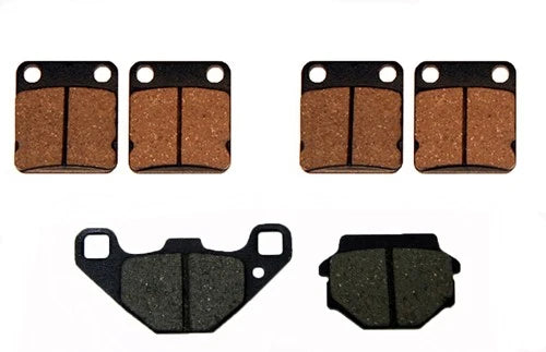 Set of 4 Front & Rear Semi-Metallic Brake Pads for Suzuki Vinson 500 (2003–2007) FS-414, FS-402