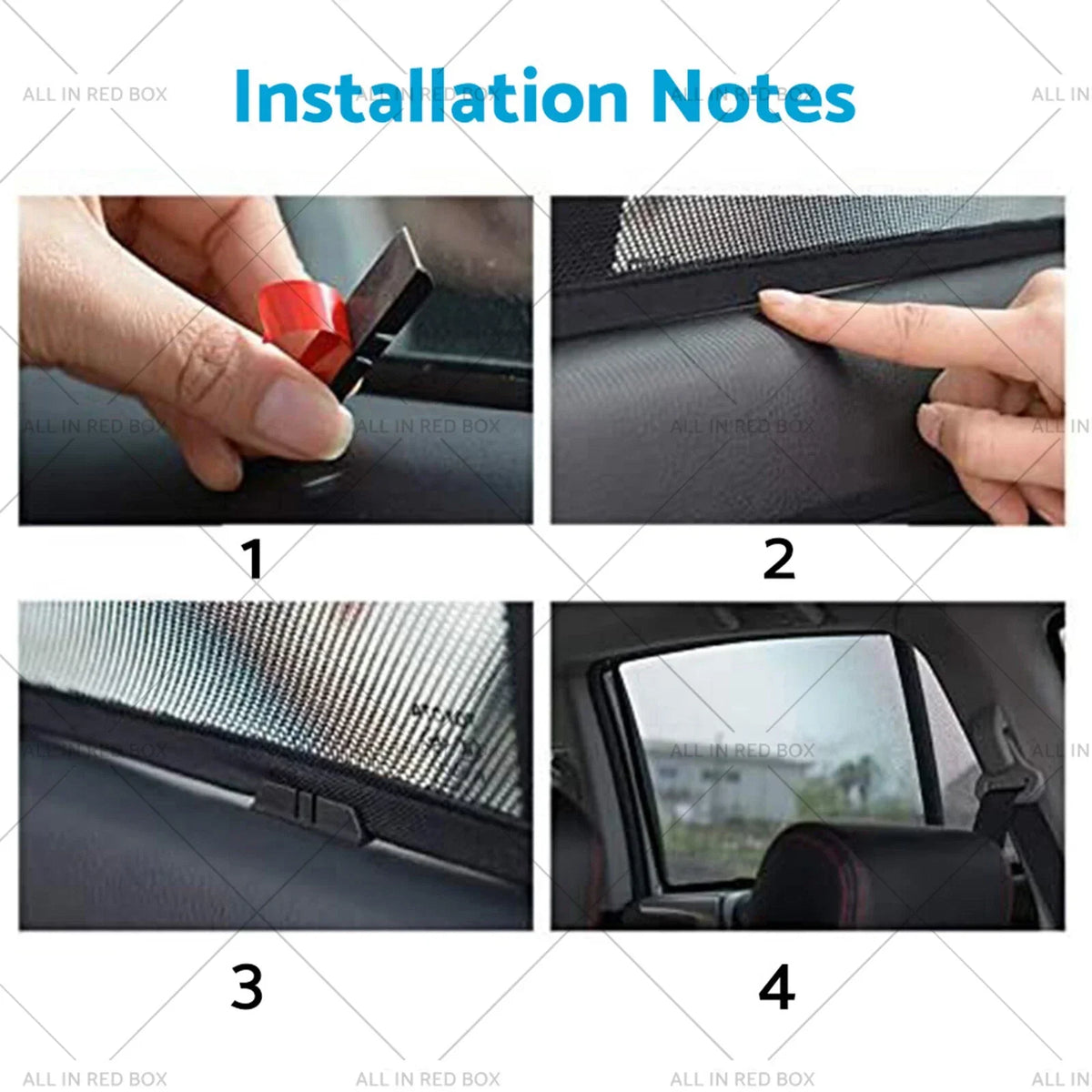 Magnetic Mesh Sun Shades for Mercedes-Benz GLC (2015-2022)