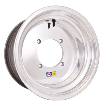 Set of 2 DWT 14" Polished Rims for Polaris RZR XP Turbo (14x8, 14x10)