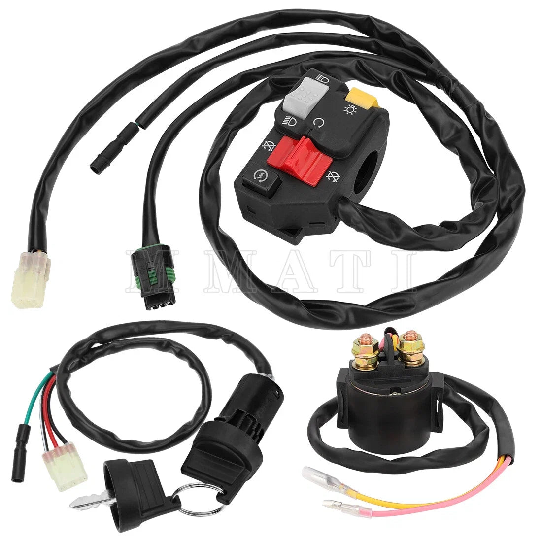 Ignition Key Switch w/Relay for Honda Sportrax 250 TRX250EX (2001–2005)