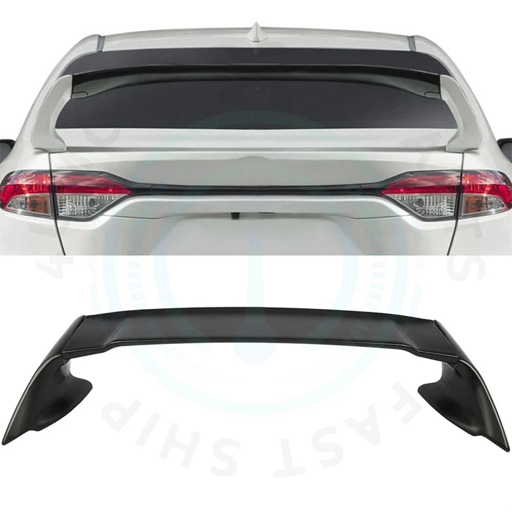 Black Rear Spoiler for Toyota Corolla (2014–2020) Matte ABS
