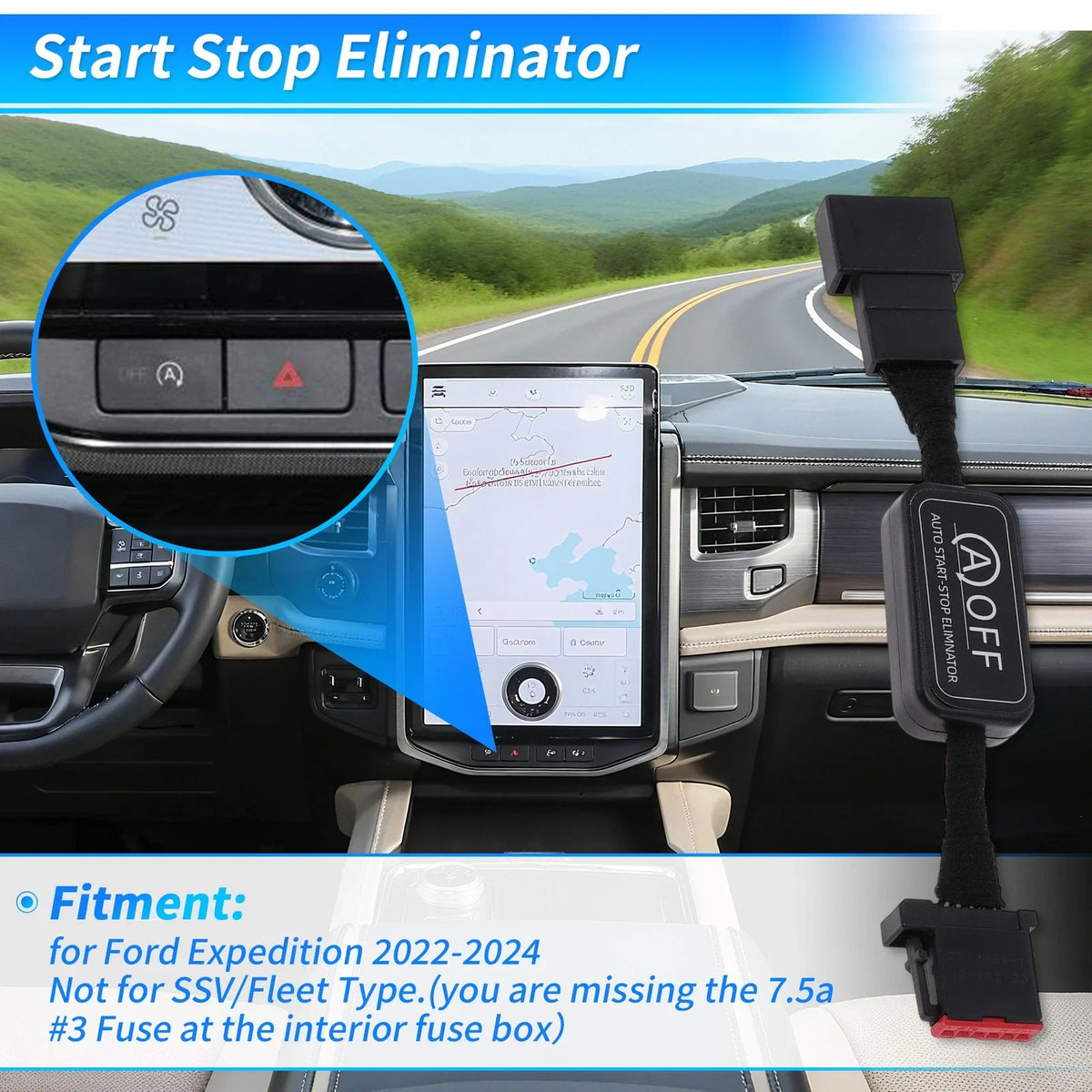 Auto Start Stop Eliminator for Ford Expedition (2022–2024)