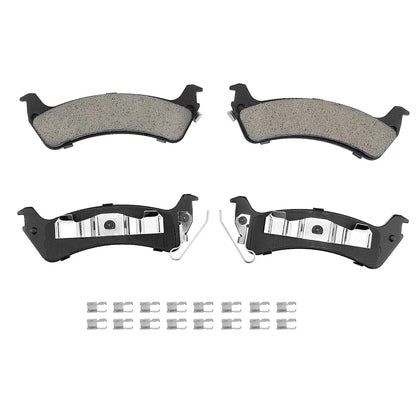 Rear Disc Brake Rotors & Ceramic Pads for Jeep Grand Cherokee (1994–1998)