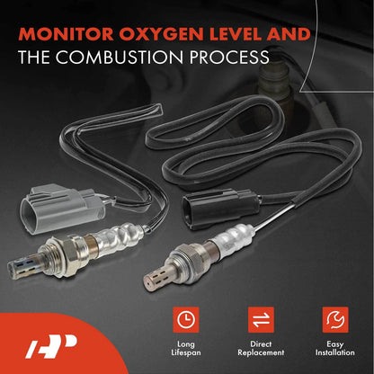 2X O2 Oxygen Sensor for Ford Transit Connect (350-34028, OS5572, 1900-543171)