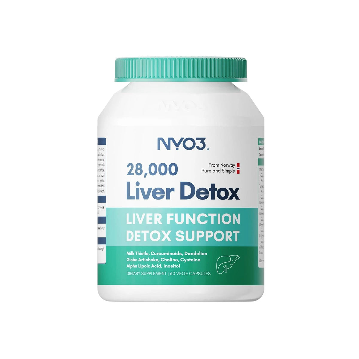 Milk Thistle 200mg Liver Detox Supplement (60 Count)
