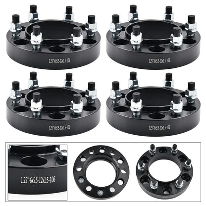 Set of 4 Hubcentric Wheel Spacers 1.25" for Toyota Tacoma 4Runner Tundra (2005–2023)