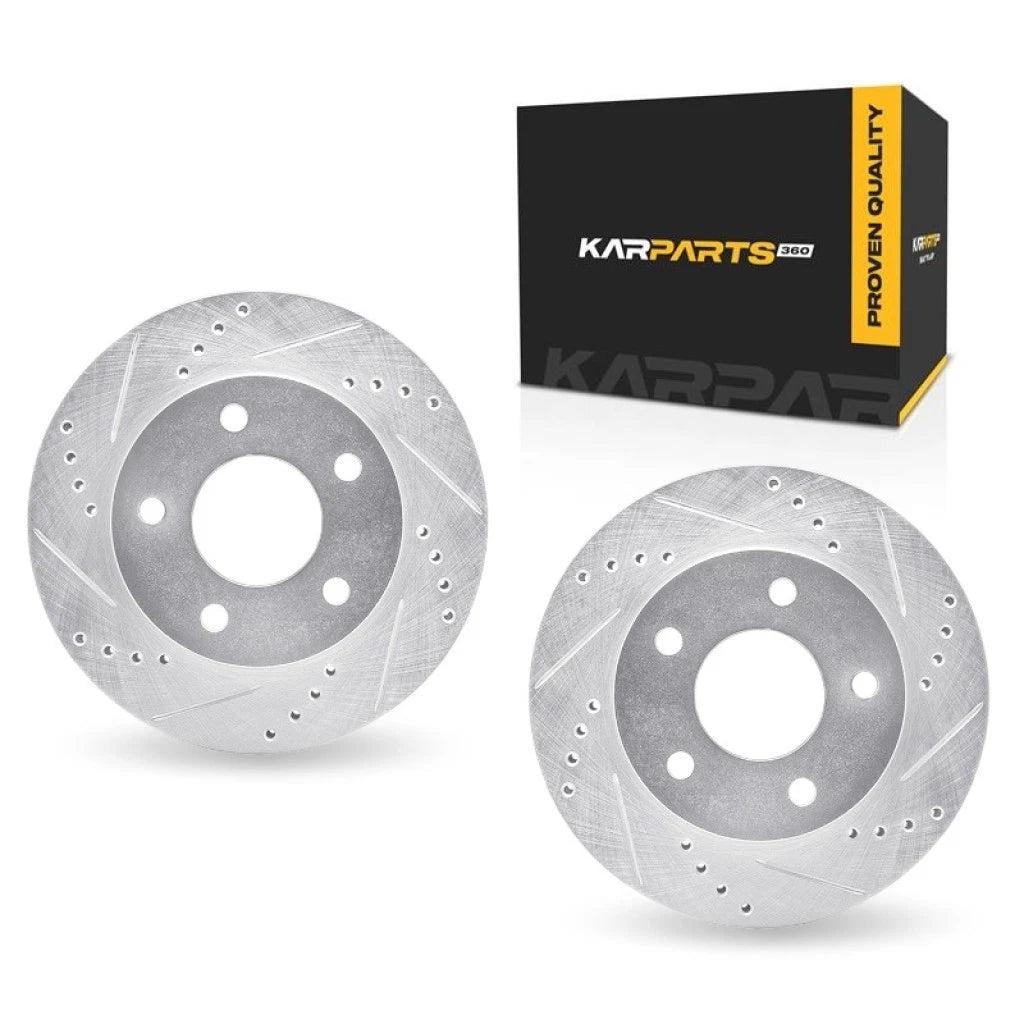 Drilled and Slotted Brake Rotors for Buick Century (1990–1996) ALX-PAU-DF-7002-45003-CLA4