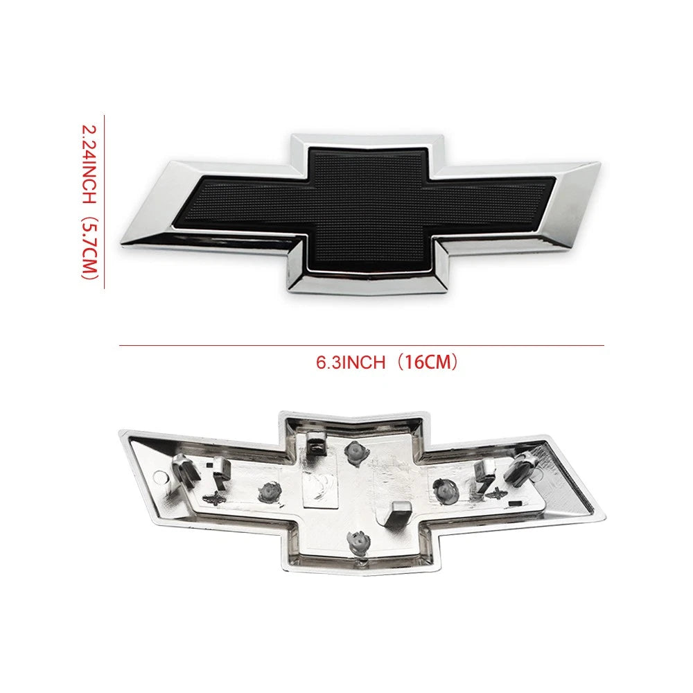 Front Grille Bowtie Emblem Black Chrome for Malibu (2017–2018) 23125928