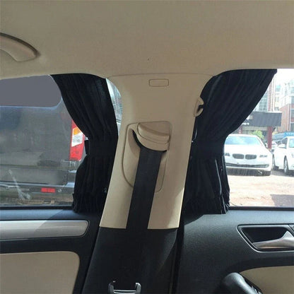 Casement Curtain Anti-UV Sunshade Visor 50x39cm 2x for Car
