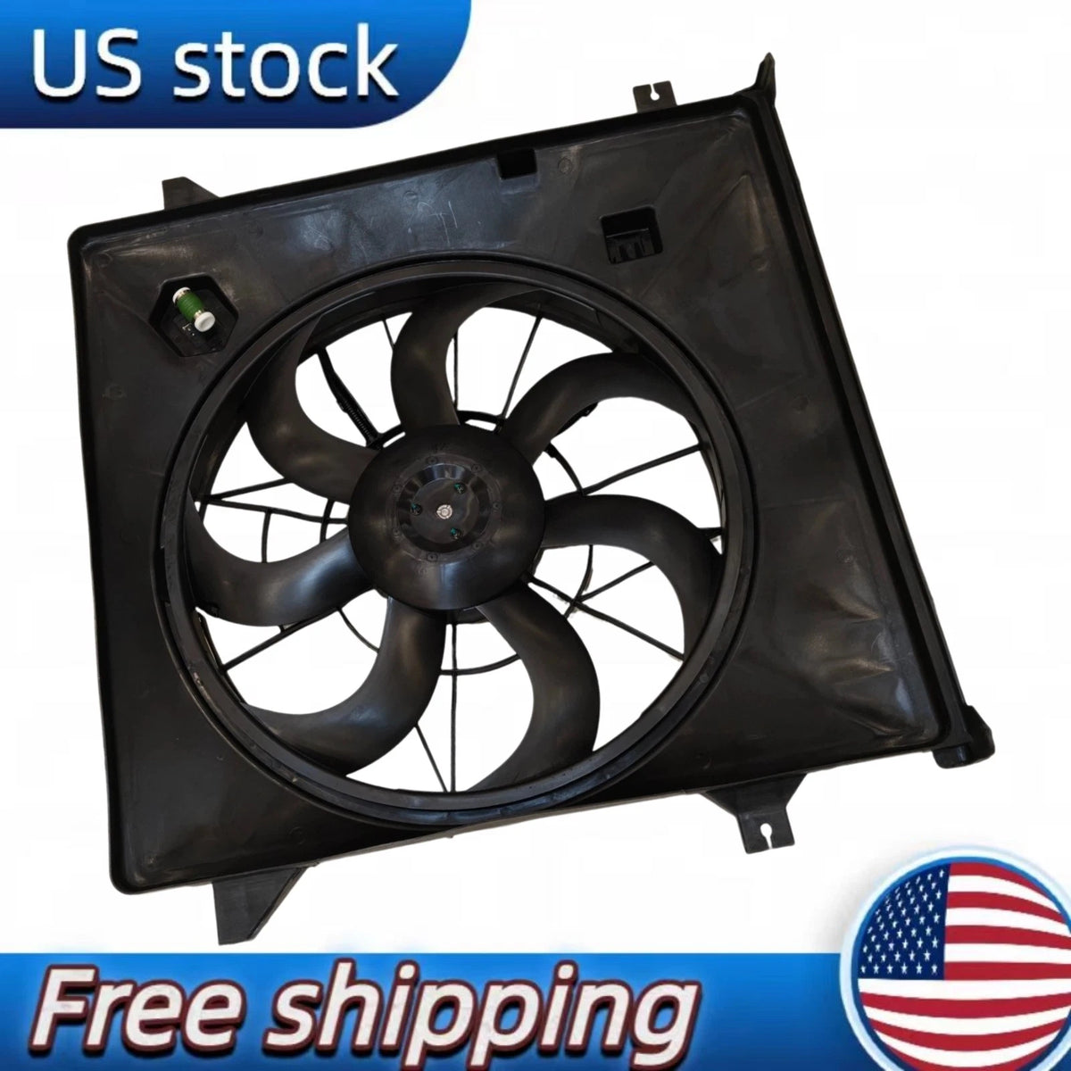 Engine Cooling Fan Assembly for Kia Borrego 2009–2011 (CF16050, 602680)