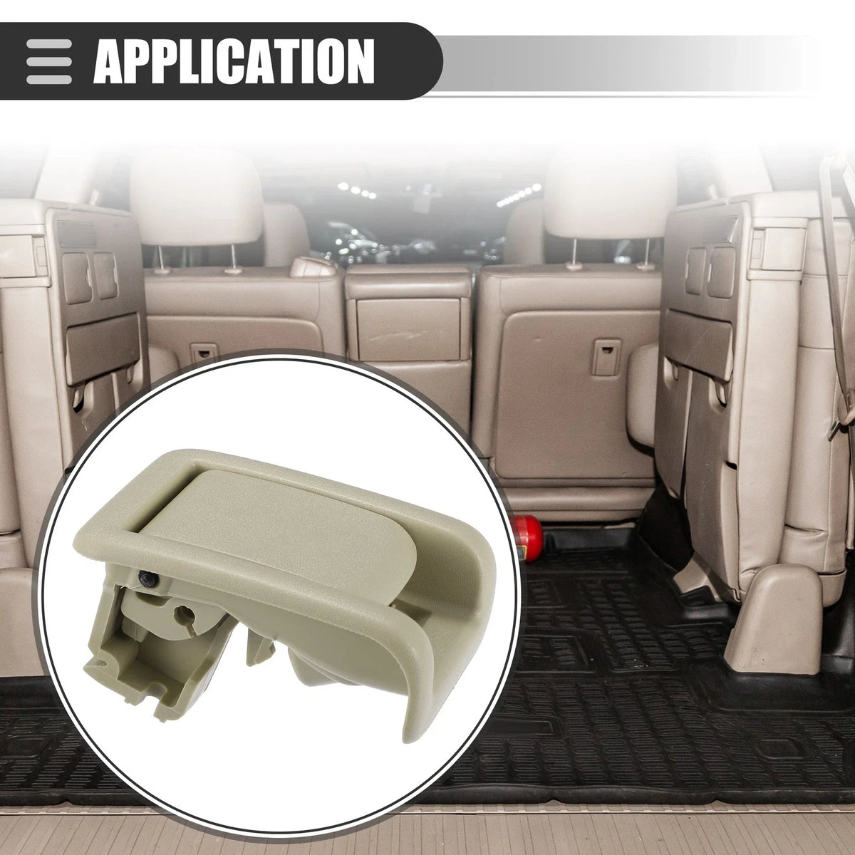 Rear Seat Lock Control Lever for Toyota 4Runner (2009–2019) No.7205760130A3