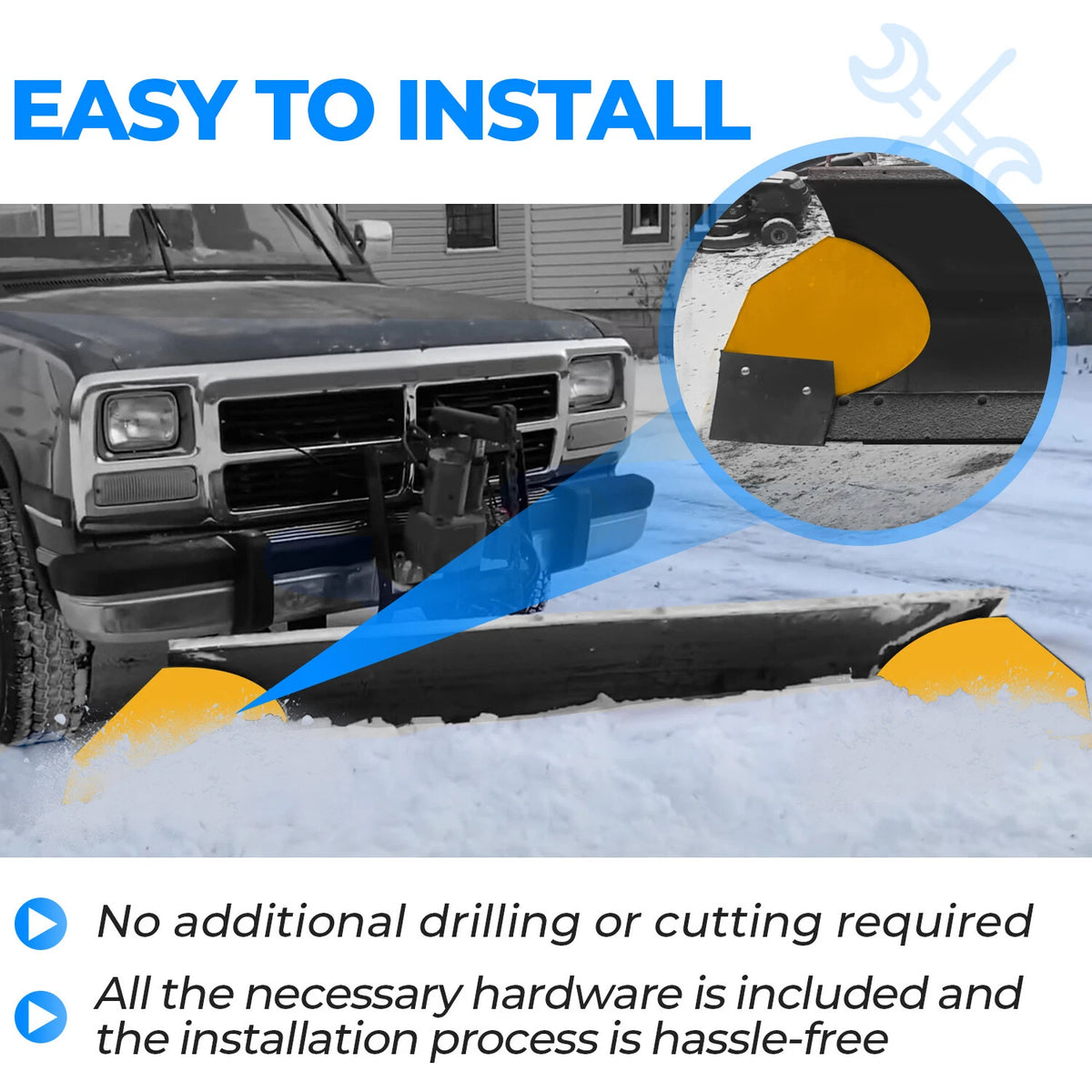 Snow Plow Extensions 20" for Meyer Western Boss (SMT11319, PW22)