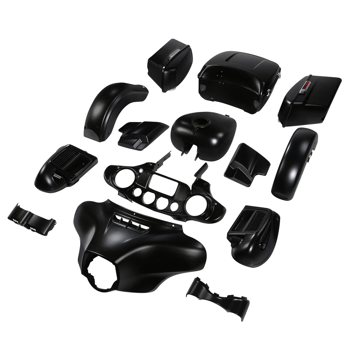 Fairings Body Kit for Harley Electra Glide Ultra Limited (2014–2024) Black Denim
