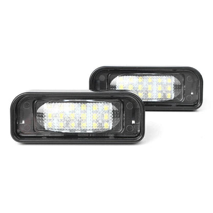 2X LED License Plate Light for Benz W220 S320 S420 S430 (1999–2005)
