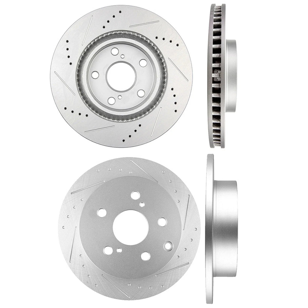 Set of 4 Brake Rotors for Toyota RAV4 (2006–2012)