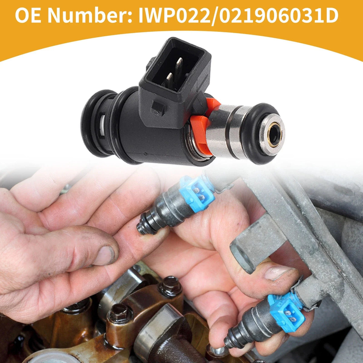 1 Pc Fuel Injector No.04E906031E for Volkswagen EuroVan (1997–2000) V6 2.8L