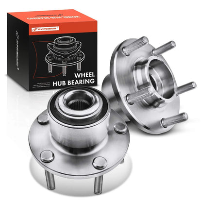 2X Front Wheel Hub & Bearing Assembly for Mazda 3 (2004–2005) VKBA6800, BP4K3315XB, 513211