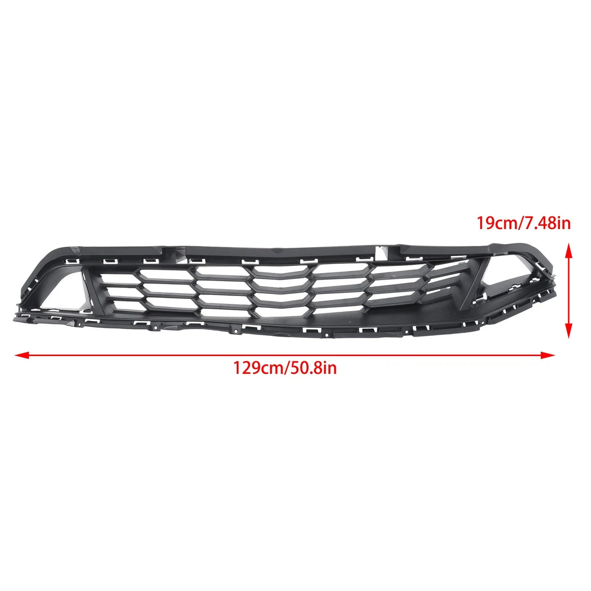 Front Lower Grille for Chevrolet Camaro (2019–2024) Black Plastic