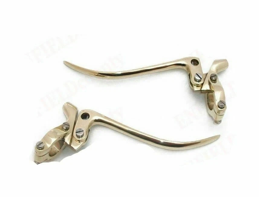 Brass Brake & Clutch Lever Set for Triumph BSA Ariel (Vintage)
