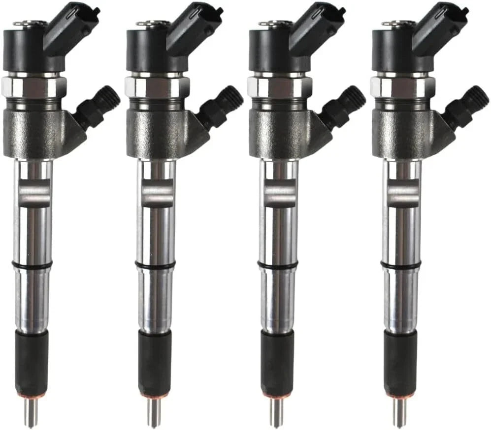 Set of 4 Fuel Injectors for New Holland Iveco John Deere 3.4 Engine (5801470098)