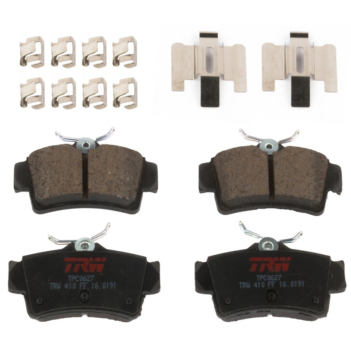 2X TRW Brake Pad Set Rear for Ford Mustang (1994–2004) TXC0627, JSTPSSCP627
