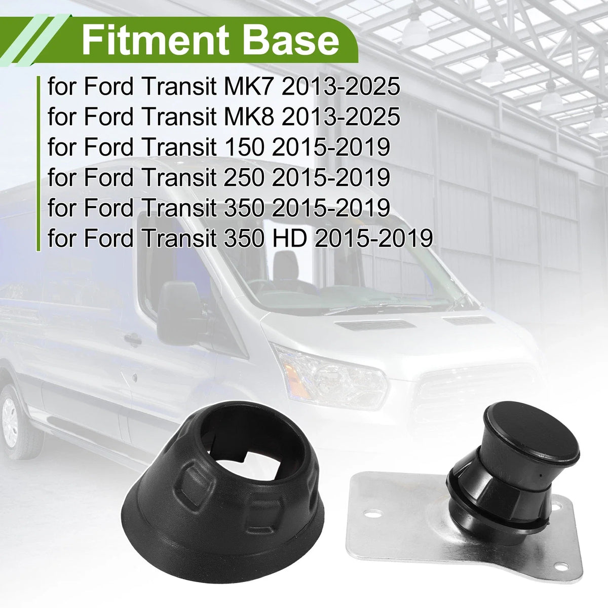 Rear Door Stop Retainer Bumper for Ford Transit-150 250 350 (2014–2023)