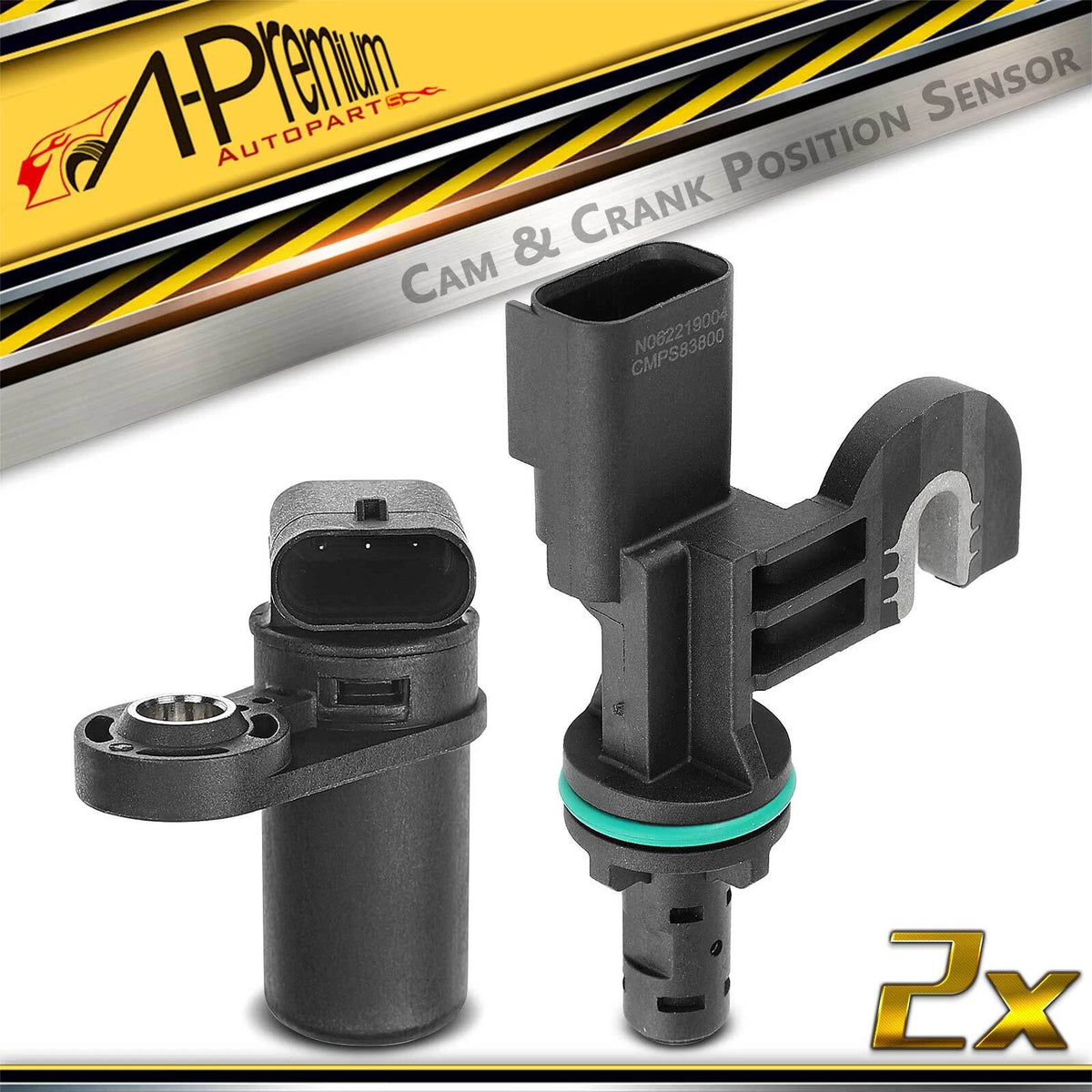 Camshaft & Crankshaft Position Sensor for VW Routan (2009–2010) 7B0907601B, CSS1839, SU12965