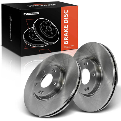 2X Front Disc Brake Rotors for Hyundai Azera (2006–2011) 12151018, R-31362