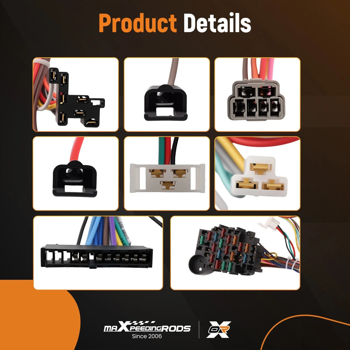 22 Circuit Wiring Harness Kit for Chevy GMC Pickup Truck (1960–1982)
