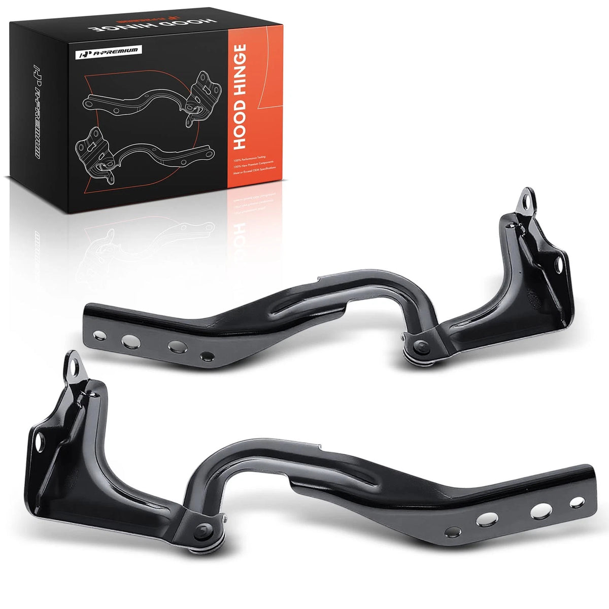 2X Hood Hinge for Honda CR-V (2017–2022) - 60170TLAA00ZZ, HO1236154C, HO1236154D