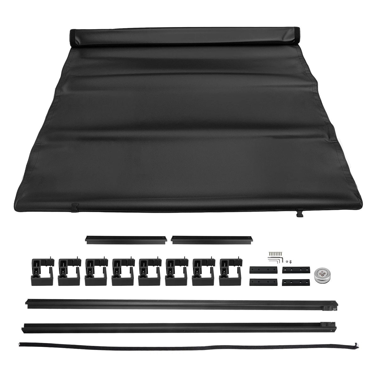 8FT Soft Vinyl Roll Up Tonneau Cover for Chevrolet Silverado GMC Sierra (1988–2007)