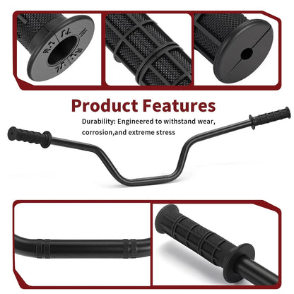 Handlebar with Grips for Yamaha Raptor 700 700R SE YFM (2013–2024) 1PE-F6111-00-00