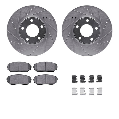 2X Brake Disc and Pad Kit for Lincoln MKX (2007–2008) WGWH1-54189